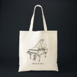 Piano Modern Line Drawing Music Teacher Musician Tote Bag<br><div class="desc">Piano Modern Line Drawing Music Teacher Musician Tote Bag</div>
