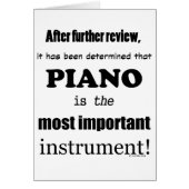 Piano  Most Important Instrument (Front)