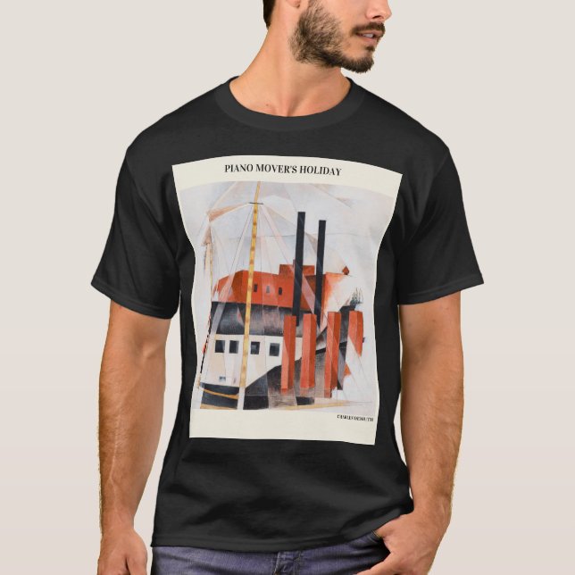 PIANO MOVER'S HOLIDAY by CHARLES DEMUTH ,Abstract  T-Shirt (Front)