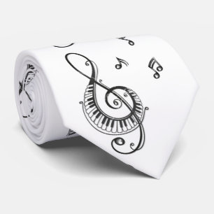 "PIANO MUISCAL NOTES GALORE" TIE