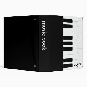 Piano Music Book Lyrics Binder