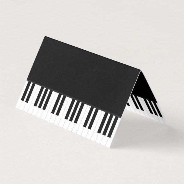 PIANO MUSIC BUSINESS CARD (Front)