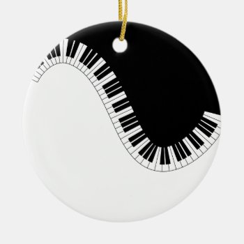 Piano Music Ceramic Ornament by alise_art at Zazzle