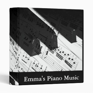 Piano Music Collection Custom Binder