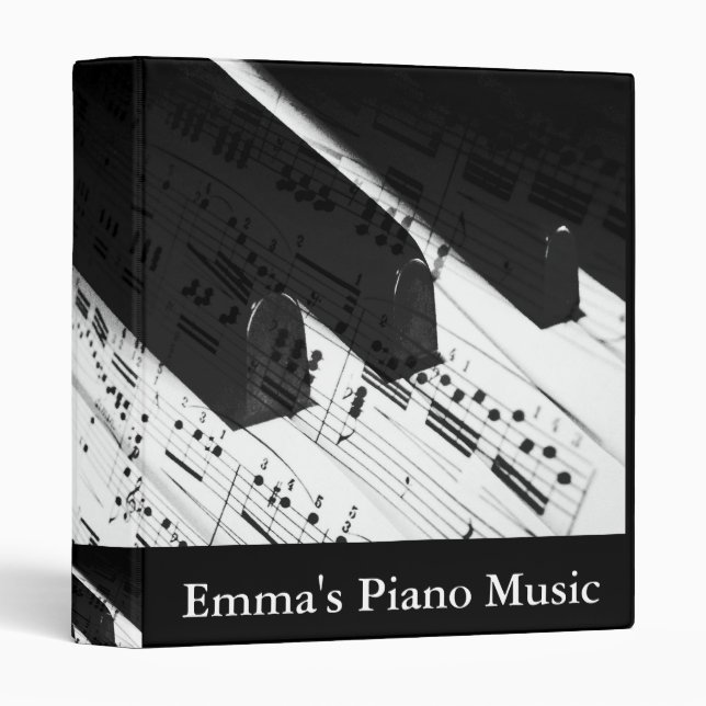 Piano Music Collection Custom Binder (Front/Spine)
