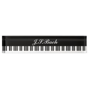 PIANO MUSIC DESK NAME PLATE