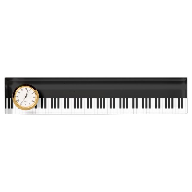 PIANO MUSIC DESK NAME PLATE (Front)
