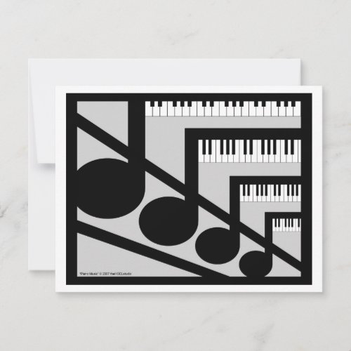 Piano Music Invitation