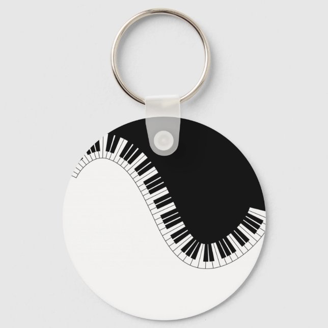 PIANO MUSIC KEYCHAIN (Front)
