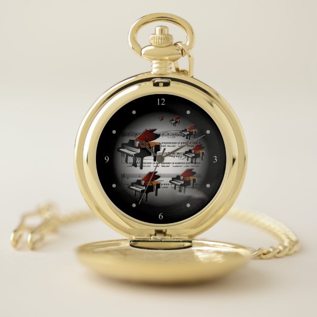 Piano Music ~ La musique ~ Música ~ Musik ~ Muzyka Pocket Watch (Inside)