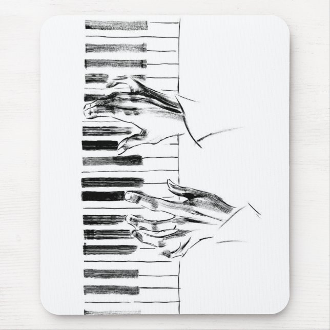 Piano music mouse pad (Front)