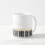 Piano Music Notes Coffee Mug at Zazzle