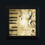 Piano Music Notes Jewelry Box<br><div class="desc">Piano Music Notes</div>