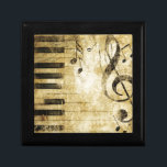 Piano Music Notes Jewelry Box<br><div class="desc">Piano Music Notes</div>
