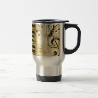 Piano Music Notes Travel Mug