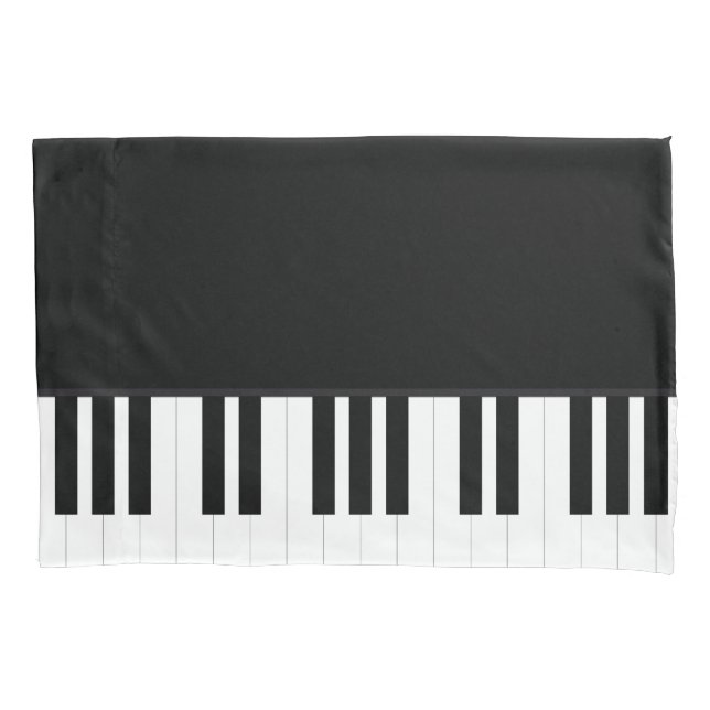 PIANO MUSIC PILLOW CASE (Front)