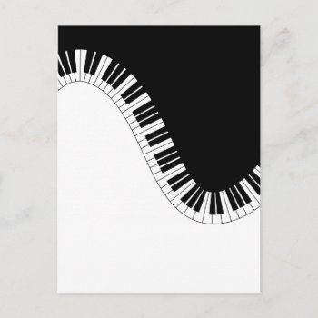 Piano Music Postcard by alise_art at Zazzle