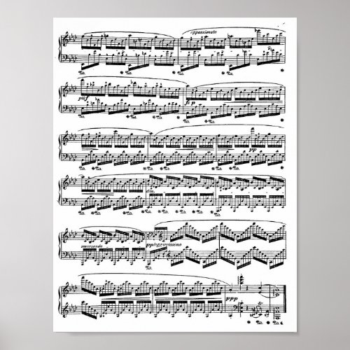 piano music poster