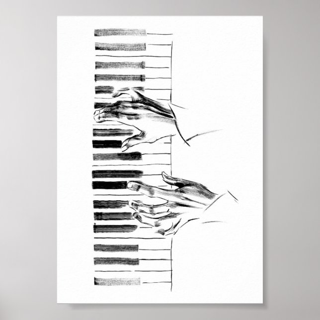 Piano music poster (Front)