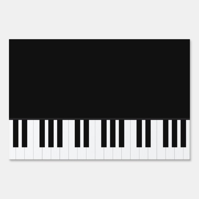 PIANO MUSIC SIGN (Front)