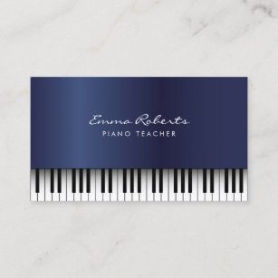 Piano Accompanist Business Cards | Zazzle