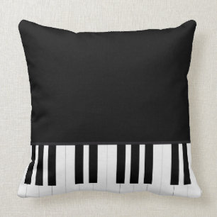 PIANO MUSIC THROW PILLOW