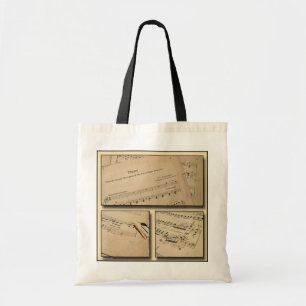 Piano Music Tote Bag