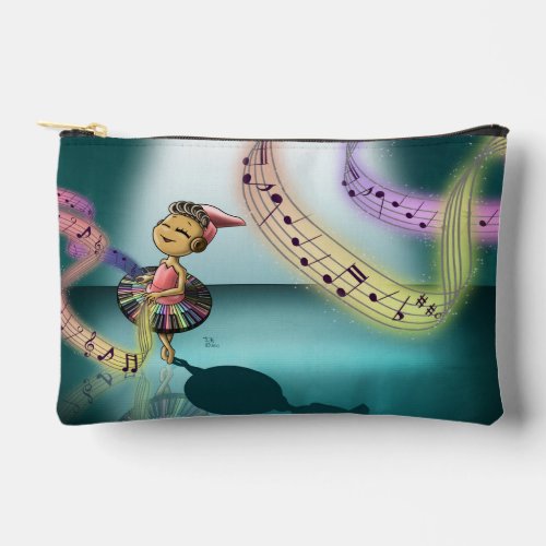 Piano Musical Instrument Colorful Accessory Pouch