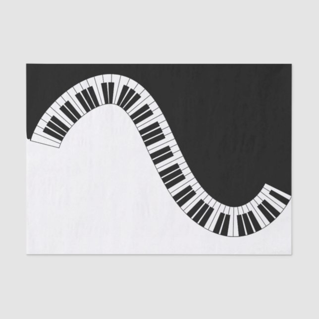 Piano Musical Tissue Paper (Front)