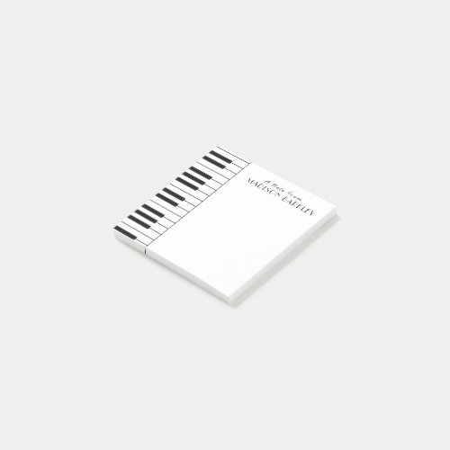 Piano Musician Band Teacher Post_it Notes