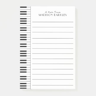 Piano Musician Music Teacher Post-it Notes
