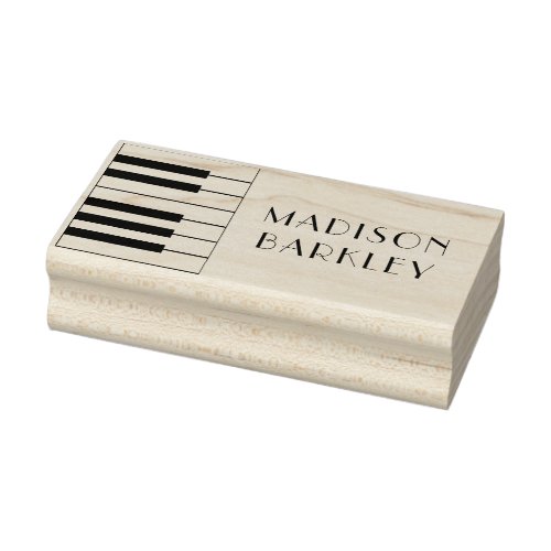 Piano Musician Music Teacher Rubber Stamp