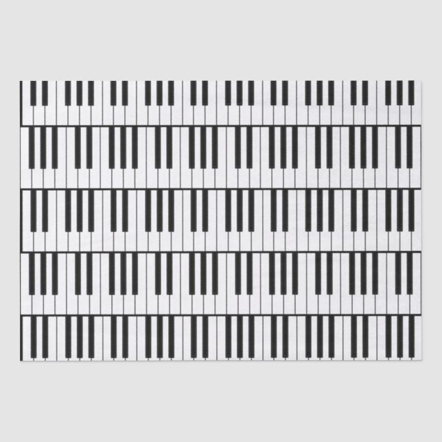 Piano Musician Music Teacher Tissue Paper (Front)