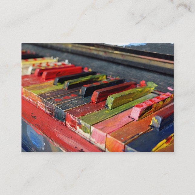 Piano or Music Lesson Business Card (Front)