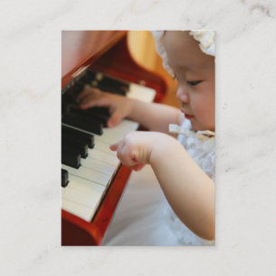 Piano or Music Lesson Business Card