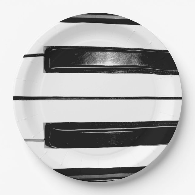 Piano Paper Plates (Front)