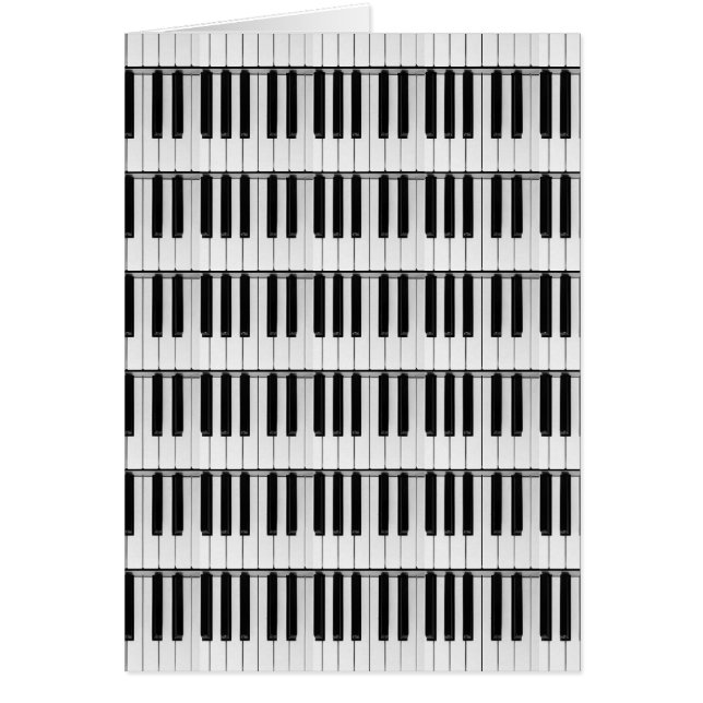Piano pattern card (Front)
