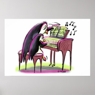 pIaNo pEnGuInS Poster