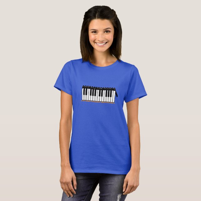 Piano Penguins T-Shirt (Front Full)