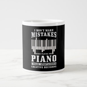 Piano Pianist Gift Giant Coffee Mug
