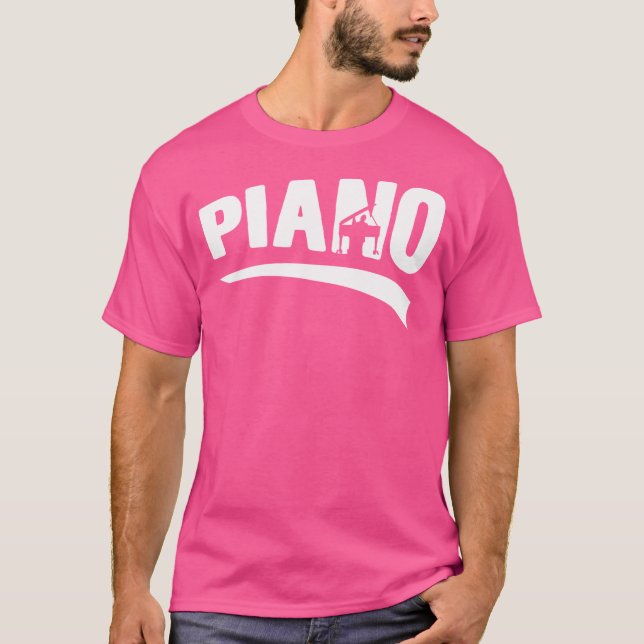 Piano Pianist Keyboard Music Classical Instrument  T-Shirt (Front)