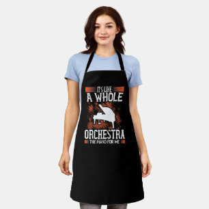 Piano - Piano Is Like A Whole Orchestra Apron