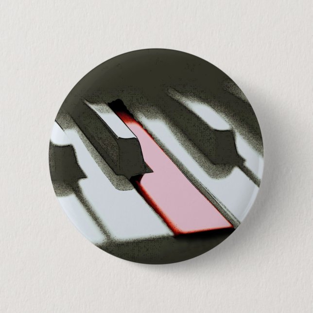 Piano Pinback Button (Front)