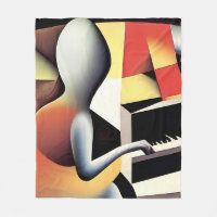 Piano Player - Airbrush Art