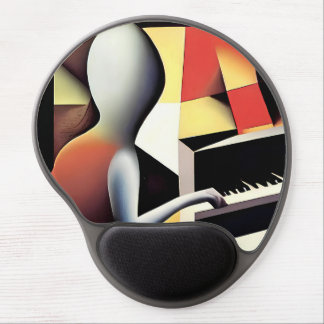 Piano Player - Airbrush Art Gel Mouse Pad