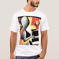 Piano Player - Airbrush Art