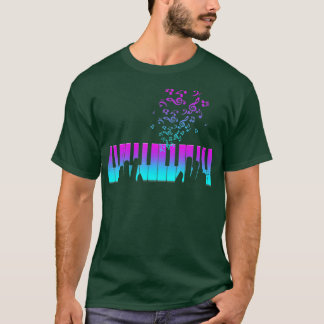 Piano player gift hands piano keyboard musician T-Shirt
