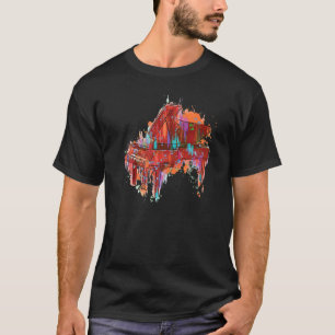 Piano Player Music Pianist Orchestra Piano Premium T-Shirt