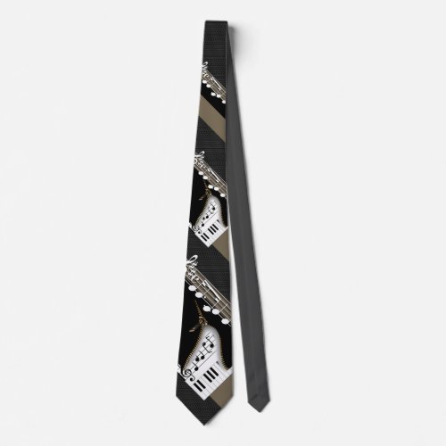 Piano Player Neck Tie