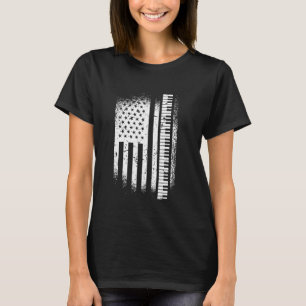 Piano Player Pianist Keyboard Player Instrument US T-Shirt